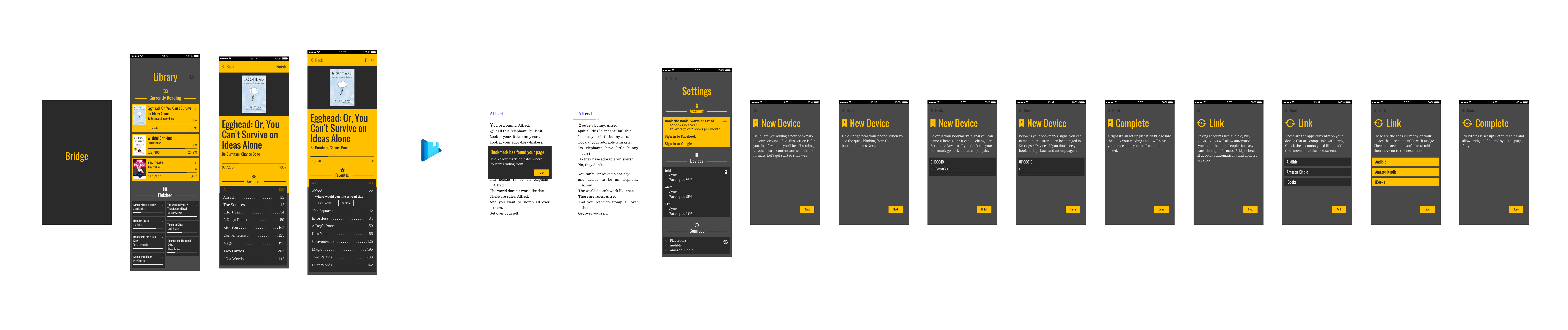 Bridge final app design