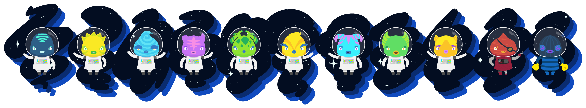 All Characters in Space Trail