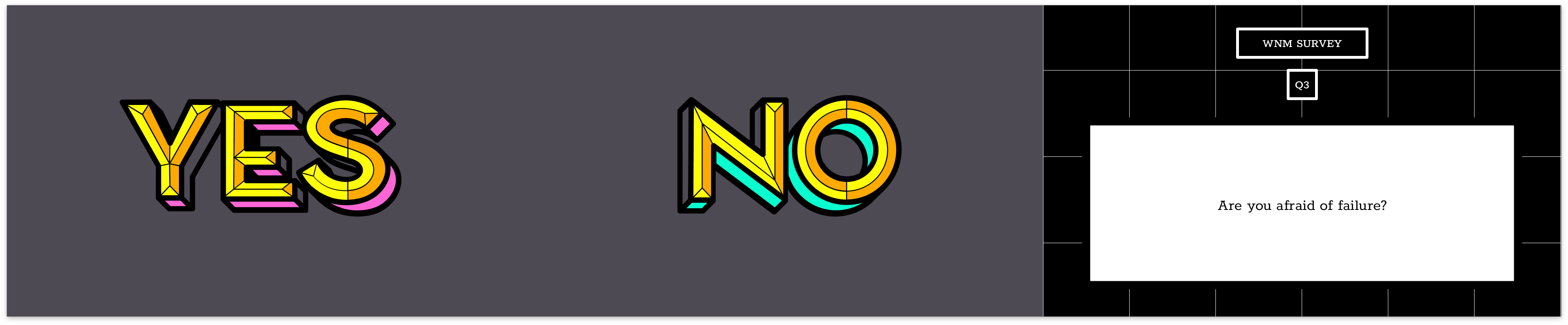 Screen stills from the survey